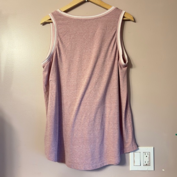 Torrid Triblend Crew Neck Ringer Tank Pink Women Size 1X - Picture 6 of 6